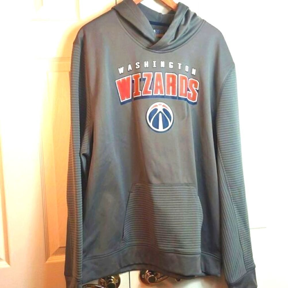 NBA Washington Wizards Gray Hoodie Sz XXL NWT